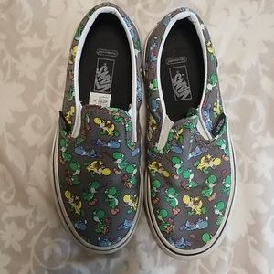 Super Mario kids Vans size 13.5